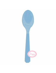 Colheres Reutilizáveis Azul Claro